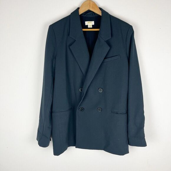 Anthropologie Jackets & Blazers - Anthropologie Maeve Oversized Boxy Blazer Charcoal Sz 10​​